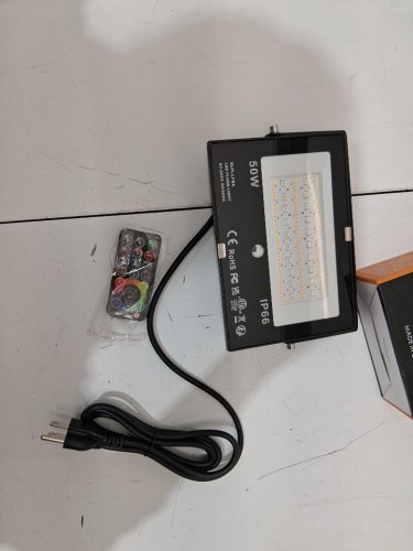 YANGCSL Smart Outdoor waterproof LED colour changing Flood Light - 2700K -8000LM - black (model: YAngcsl-F2-BR05-1) image 4