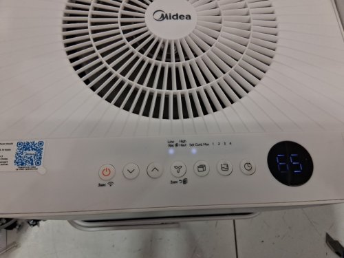 Midea cube smart wifi dehumidifier, compatible with alexa - 50 pint - 4,500 sq. ft - white (model: mad50s1qwt-A) image 5
