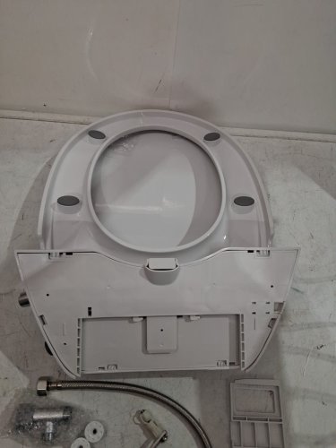 GARVEE Non-Electric elongated Bidet Toilet Seat with Dual Self-Cleaning Nozzles - 18" - white (model: pho-0xykxh95) image 5