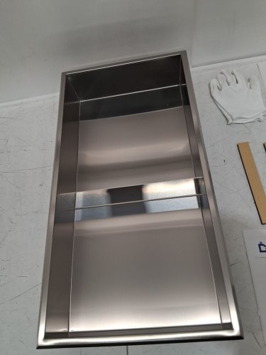 DAYONE stainless steel shower niche - 12"x24" - white image 4