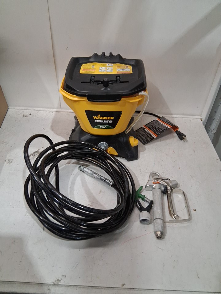 WAGNER SPRAYTECH CONTROL PRO 130 POWER TANK PAINT SPRAYER, 10" SPRAY PATTERN, 25FT HOSE -  YELLOW/BLACK (MODEL: 0580647) image 3