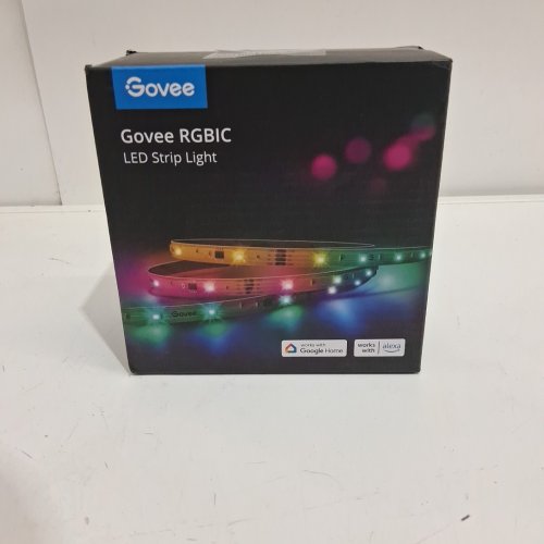 govee rgbic smart led strip lights - works with google and alexa - 32ft - (model: h618C) image 2
