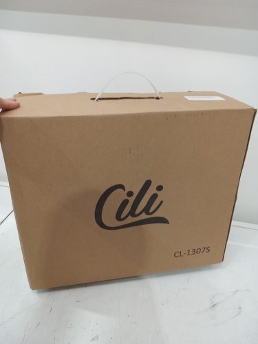 CILI Heated Memory Foam Lumbar Support Pillow for Office Chair with 4 Shiatsu Massage Heads - 24 Watts - Grey (Model: CL-1307S) image 2