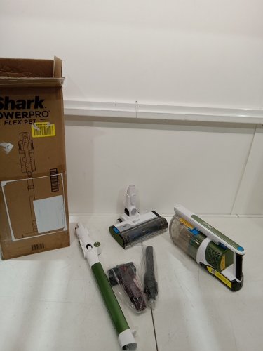 Shark 2-in-1 PowerPro Flex Pet Plus Cordless Vacuum for floors and carpets with 50 minute runtime - 21v - green/white (model: IZ387H) image 2
