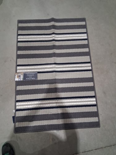 nautica home machine washable stripped  accent - 2.5ft x 3.75ft - navy blue/grey (model: 1770640) image 3