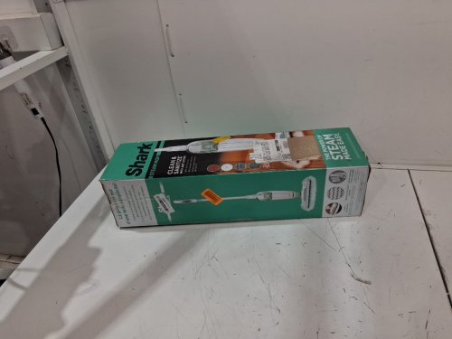 SHARK CLEAN & SANITIZE STEAM MOP FLOOR CLEANER - 375ml water tank - WHITE/SEAFOAM (MODEL: S1000C) image 2