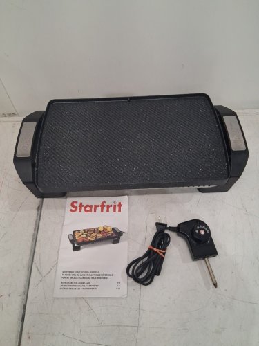 Starfrit The Rock Electric Reversible Grill/Griddle - 20" x 10" - 1500w - black - (model: 024427) image 3
