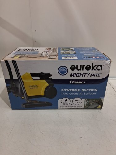 EUREKA Mighty Mite Corded Canister Bag Vacuum Cleaner with accessories & Dust Bags - yellow (model: 3670G) image 2