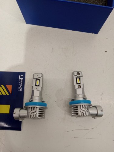 2PK Ursprung Q12 SERIES REPLACEMNET FOG LIGHT BULBS - SILVER/BLUE (MODEL: H11) image 2