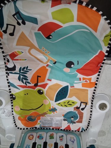 FISHER-PRICE 4-IN-1 BABY MUSICAL GLOW AND GROW KICK & PLAY PIANO GYM PLAYMAT - AGES 0+ MONTHS - MULTI-COLOUR (MODEL: HVX56) image 4