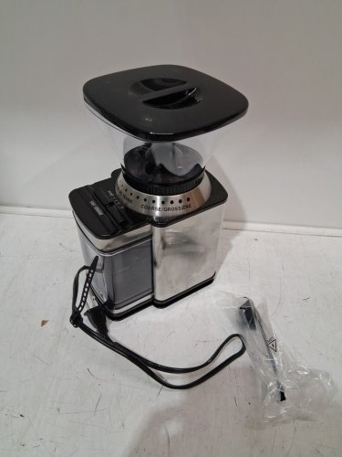 CUISINART AUTOMATIC 18-POSITION BURR COFFEE GRINDER - 18 CUP CAPACITY - STAINLESS STEEL (MODEL: DBM-8C) image 3