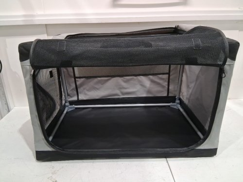 petsfit collapsibke dog crate - medium size dogs - 30" x 19.5" x 19.5" - grey (model : DCC1041224AL) image 6