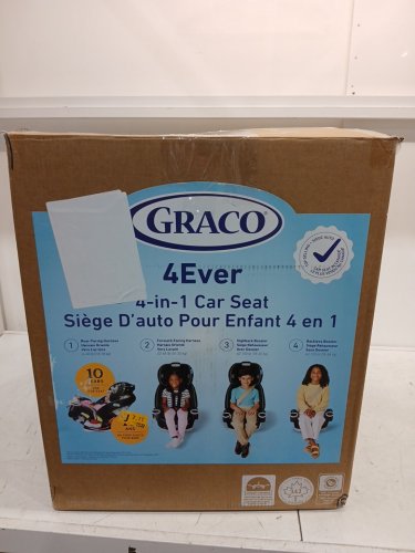 GRACO CHILDREN 4EVER 4-IN-1 CONVERTIBLE CAR SEAT - RAEGEN-GREY (MODEL: 2142902) image 9
