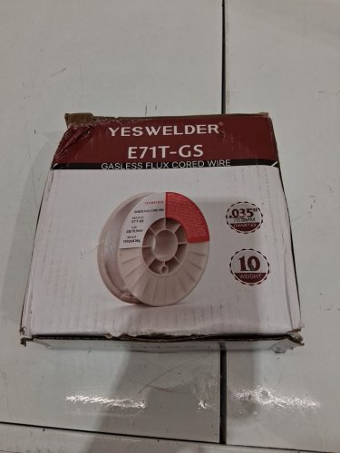 YESWELDER GASLESS FLUX CORE MILD STEEL MIG WIRE - .030" 10LB SPOOL - (MODEL: E71T-GS/10LB-0.8) image 2