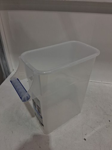 BROIL KING WOOD PELLET STORAGE BIN WITH HANDLE - 20lb Capacity - Clear/Black (MODEL: 66900) image 3