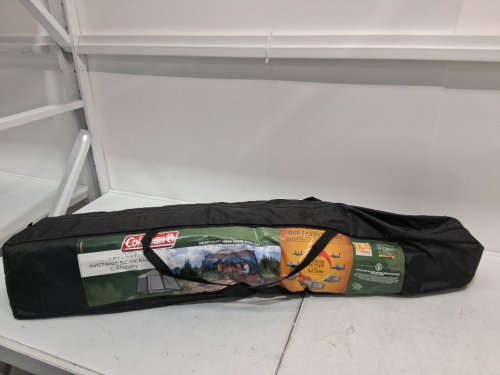 COLEMAN PORTABLE SCREENED CANOPY TENT WITH INSTANT SETUP - 11FT X 11FT - BACK HOME SCREENHOUSE SETS UP IN 60 SECONDS - GREY (MODEL: 2000036712) image 3