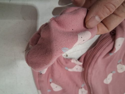 KID'S pekkle organic cotton sleeper onesie - 3m - pink / pears (Style : 4177411) image 4