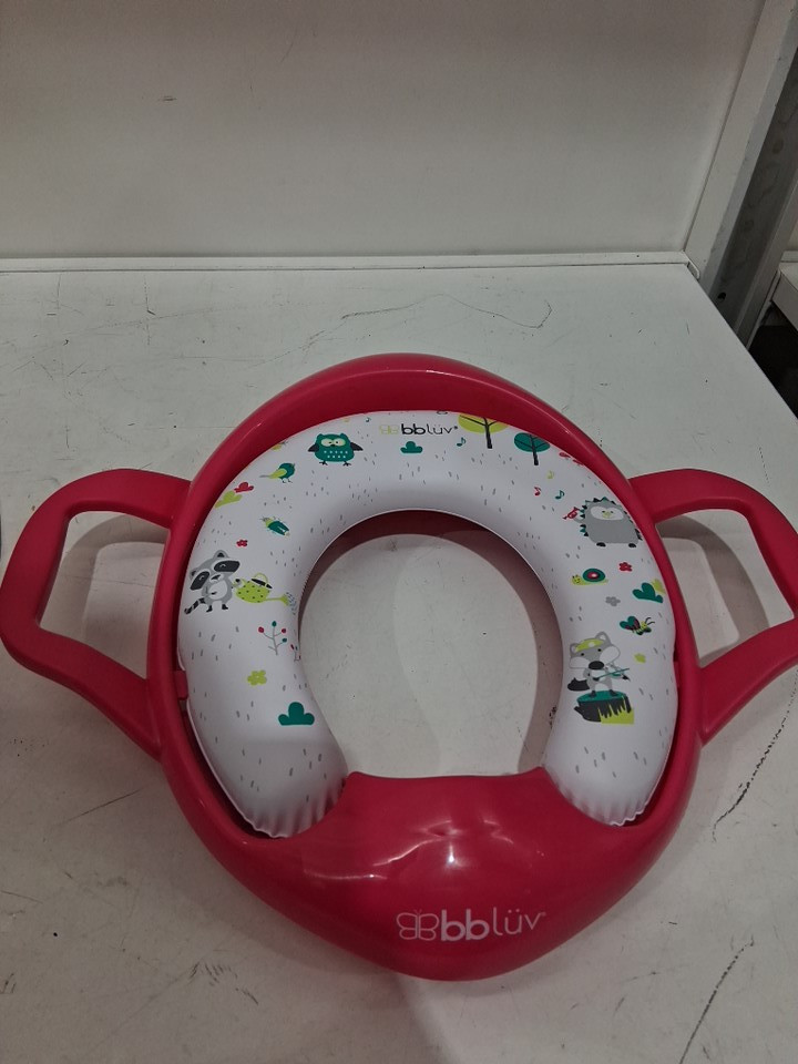 BBLUV PADDED TOILET SEAT FOR POTTY TRAINING - PINK 15" x 16" x 2.4" image 3