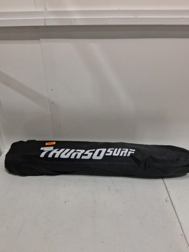 2PC THURSO SURF SOFT PADDED ROOF RACK, 38" x 7", 130LB CAPACITY - BLACK/GREY image 2