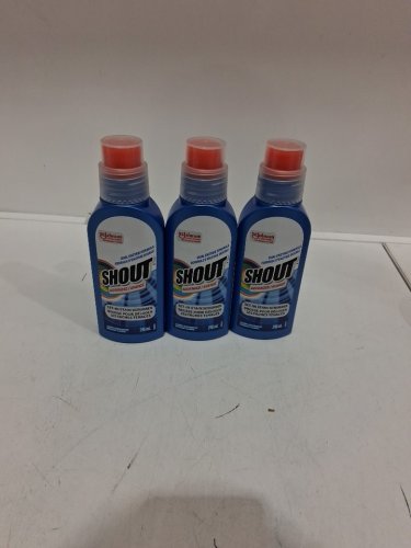 3Pk SC JOHNSON SHOUT SET-IN LAUNDRY STAIN SCRUBBER REMOVER GEL BRUSH - 246ml each - 738ML TOTAL image 2