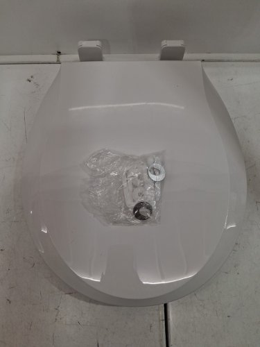 Garvee Round Toilet Seat with Slow Soft Close - 17" - white (model: pho-0r8ldvyt) image 3