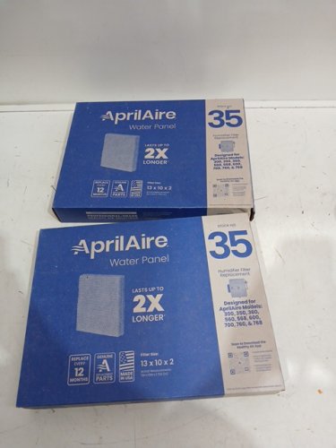 x2 AprilAire Humidifier water panel filter replacement - 13" x 10" x 2" (model: 35) image 2
