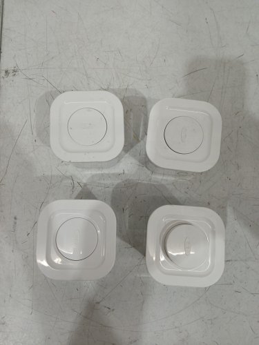 4PK OXO GOOD GRIPS POP CONTAINERS - 0.2QT each - white/clear image 4