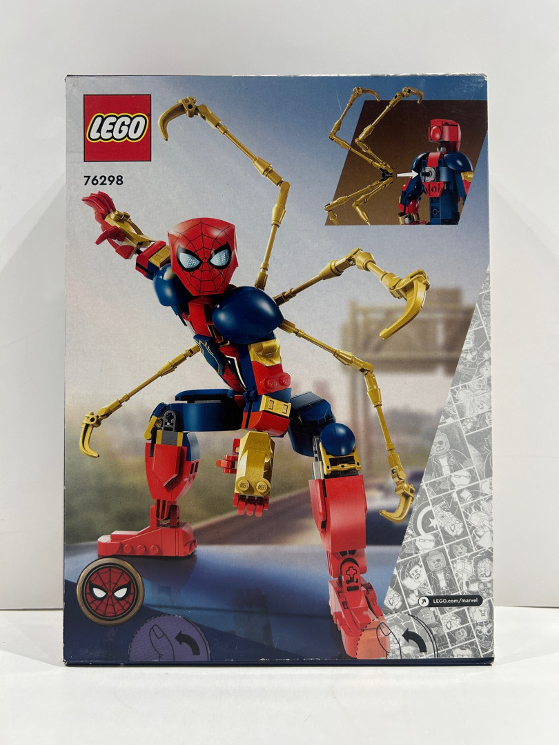 303pc Lego - marvel studios spider-man no way home - iron spider-man construction figure (76298) image 4