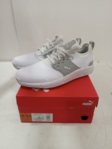 men's puma Ignite Articulate Golf Shoe - 10 - WHITE/GREY (model: 1964029 / 376078-1) image 2