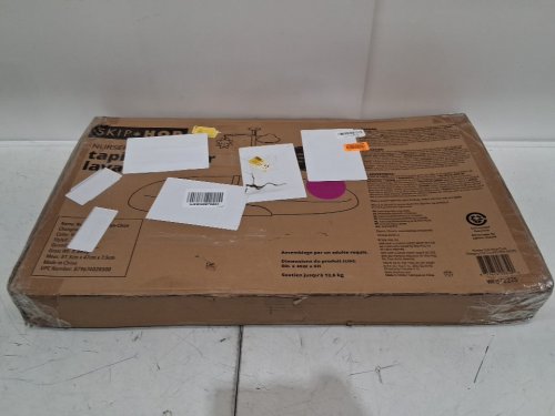 skip hop nursery style baby changing pad, wipeable change pad - 31.5" x 18.25" x 2.5" - grey (model: 304050-kaz01) image 2
