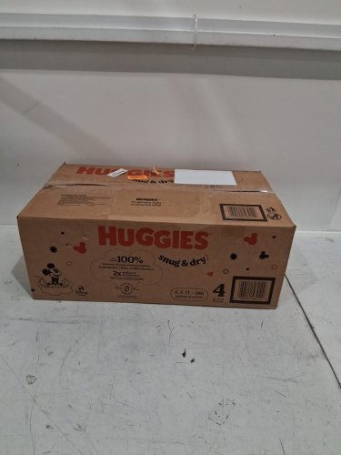 124PK HUGGIES SNUG AND DRY DIAPERS - SIZE 4 (22-37LB) - DISNEY MICKEY MOUSE (MODEL: 56412) image 2