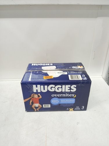 61PK HUGGIES OVERNITES NIGHT TIME DISPOSABLE DIAPERS - SIZE 3 - disney WINNIE THE POOH (model: 53597) image 2