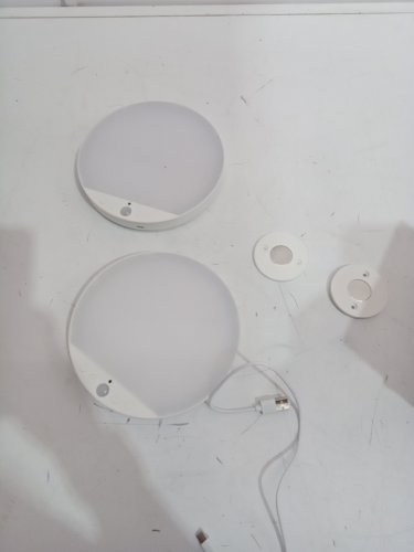 Rechargeable 8W Motion Sensor Ceiling Light Indoor, Wireless Magnetic Stick-On pot lights - 8w - white image 3