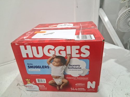 144PK HUGGIES DISNEY BABY LITTLE SNUGGLERS BABY DIAPERS - SIZE NEWBORN (UP TO 10LB) - DISNEY WINNIE THE POOH (MODEL: 55737-N) image 2