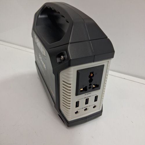 SereneLife Portable Power Generator, solar Compatible - 155w battery pack - 42000mah - black (model: slspgn20) image 5
