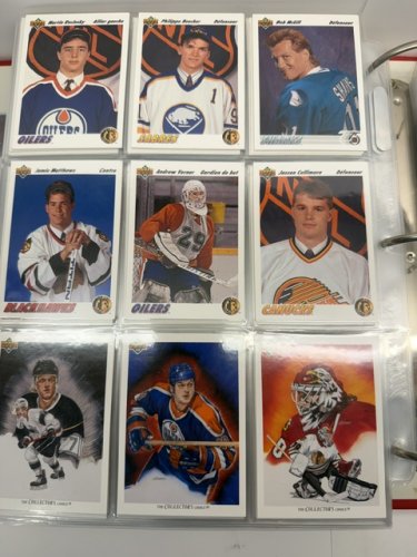 1300+ APPROX ASSSTD 1991/92/93 NHL UPPER DECK HOCKEY CARDS IN ENGLISH AND FRENCH VERSIONS image 4