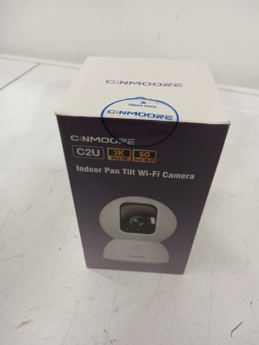 cinmoore C2U wired Indoor Pet Security Camera - 3k hd, 2 way audio - white (model: cm-c2u) image 2