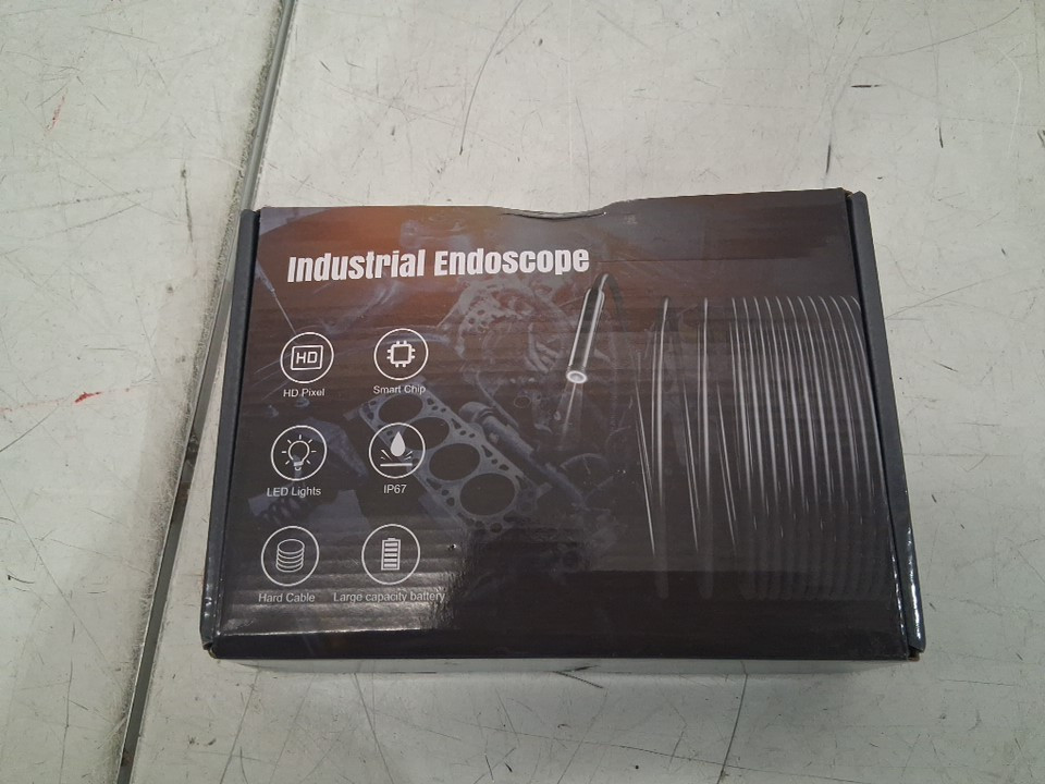 ENDOSCOPE CAMERA WITH LIGHT AND 4.3" IPS SCREEN - 1080P HD - 16.4FT - BLACK (MODEL:C30) image 2