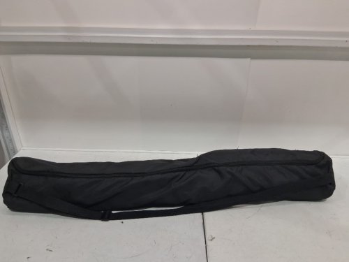 sensu large extra thick yoga and exercise mat with carrying bag and towel - 6ft x 4ft x 9mm - black image 2