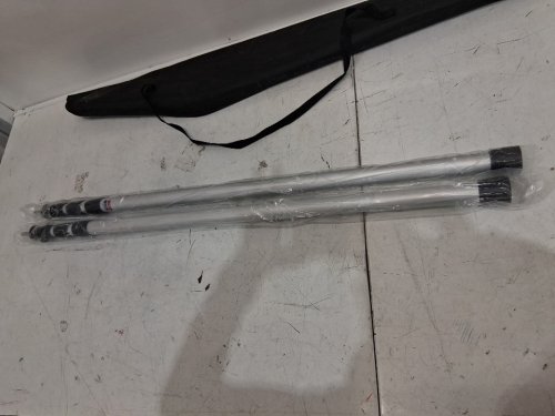 Camping Tent Poles Adjustable Aluminum Alloy Telescopic Canopy Supporting Rods with carrying bag - silver (model: Pilipaneveiz1tg7rg) image 3