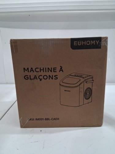 EUHOMY COUNTERTOP ICE MAKER MACHINE - MAKES 26LB/DAY - BLACK (MODEL: IM-06D / IM001-BBL-CAEH) image 9
