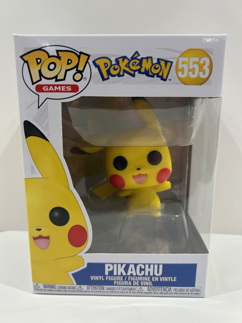 Funko pop! Games: pokemon - pikachu vinyl figure (#553) image 2