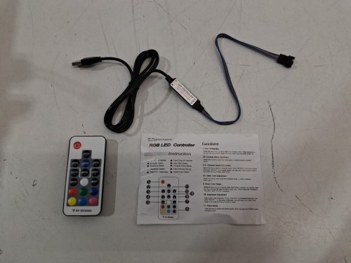 usb rgb led controller with wireless remote image 2