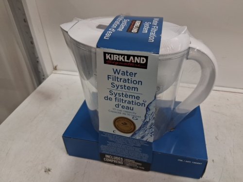 KIRKLAND SIGNATURE 10-CUP WATER FILTRATION PITCHER SYSTEM (MODEL: 1304047) image 3