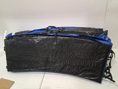 costway Universal Waterproof Tear-Resistant Trampoline Safety Pad Spring Cover - 12ft - blue (model:TW10079NY) image 5