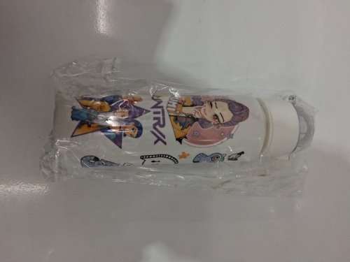 arts & kardy k-pop demon hunter water bottle - 27oz - white/multicolour image 2