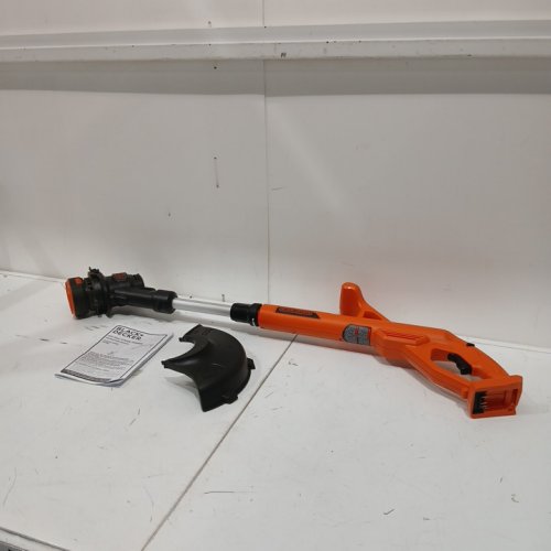 BLACK+DECKER STRING TRIMMER/EDGER - 10" - BLACK/ORANGE (MODEL: LST201-ca) image 3
