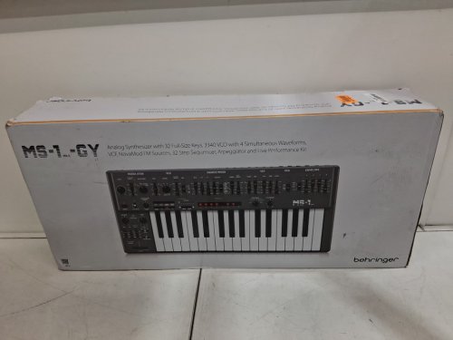 Behringer MK II 32-key Monophonic Analog Synthesizer - Grey (model:MS-1) image 2