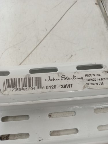 JOHN STERLING DUAL TRACK STANDARD - 39.5" - white (model: 0120-39wt) image 3