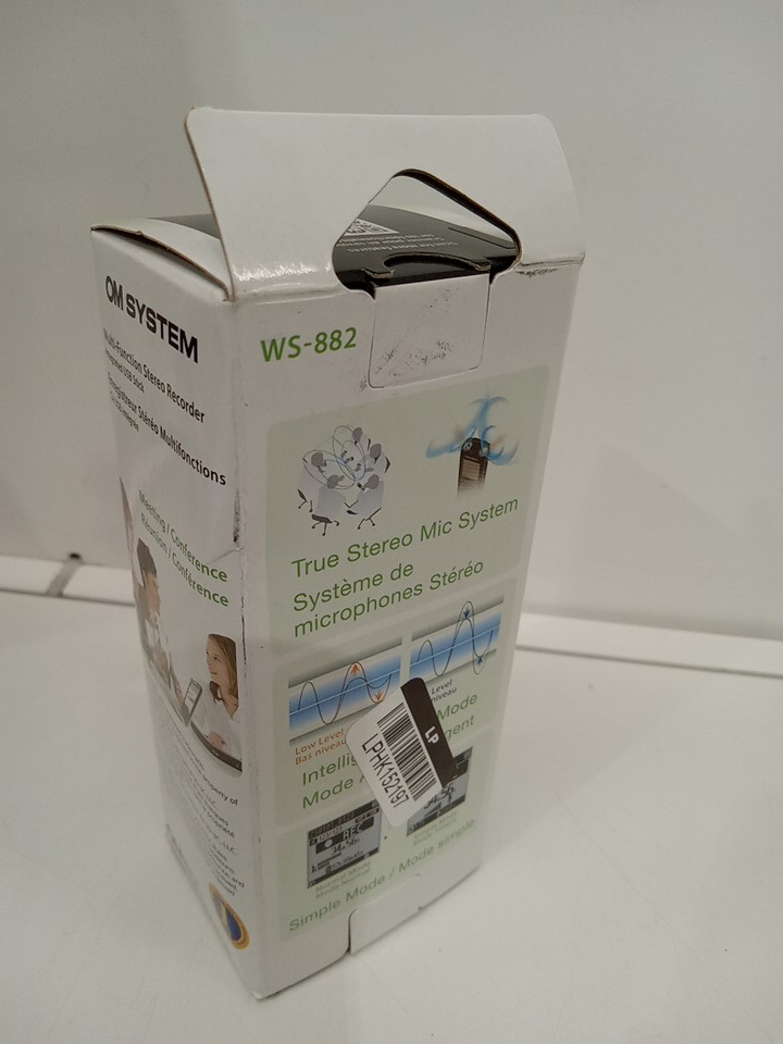 OM System Olympus Digital Voice Recorder with linear pcm/mp3 recording formats - 4GB Storage - 110HR Battery Life (Model: WS-882) image 3